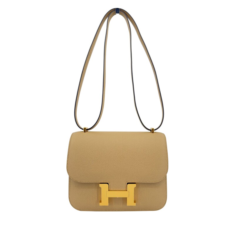 Hermes Poussiere Epsom Mini Constance 18 Gold Hardware, 2025