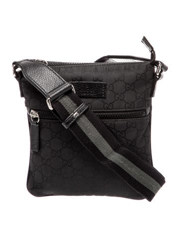 GG Nylon Messenger Bag