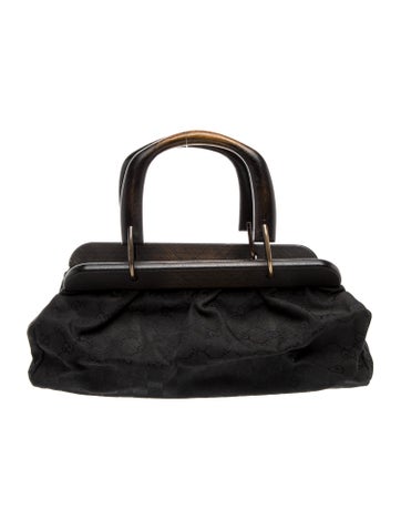 GG Canvas Top Handle Bag