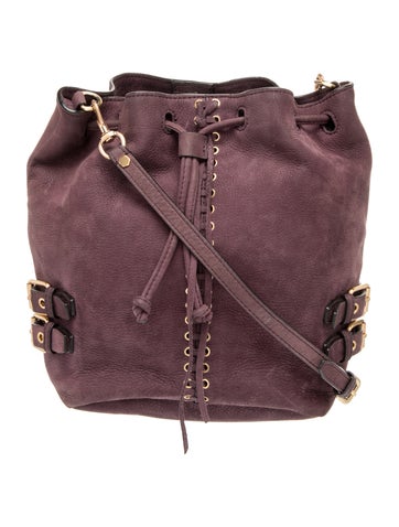 Suede Bucket Bag