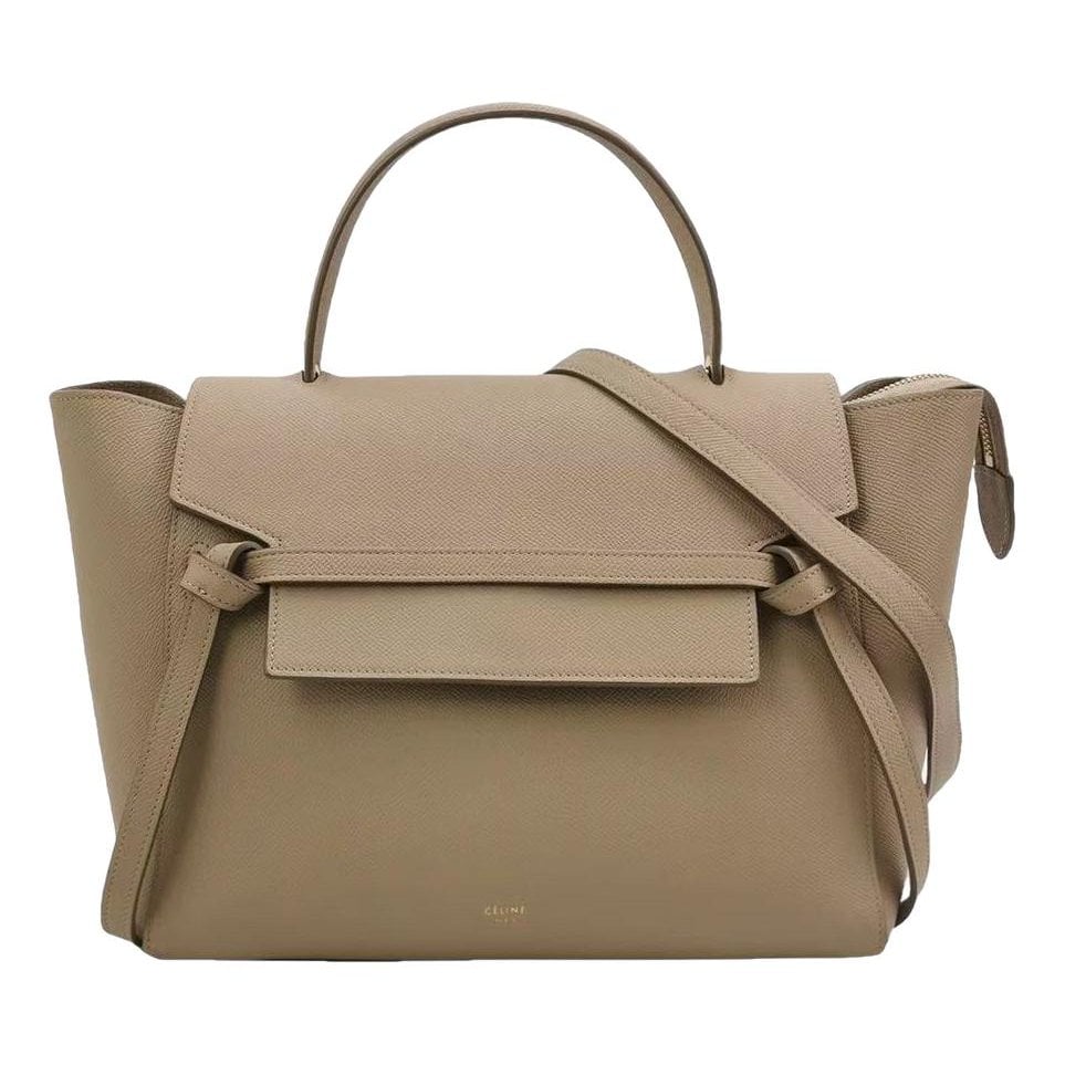 Belt leather handbag