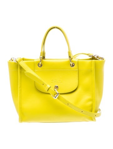Longchamp Leather Top Handle Bag