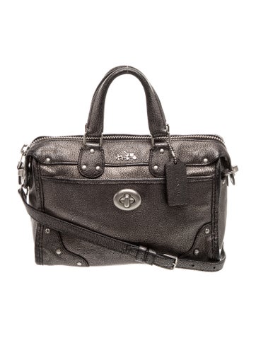 Leather Top Handle Bag