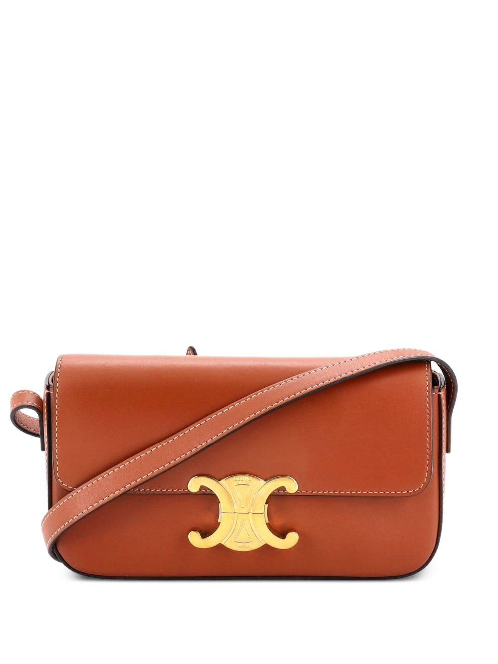Triomphe East-West Smooth Calfskin shoulder bag