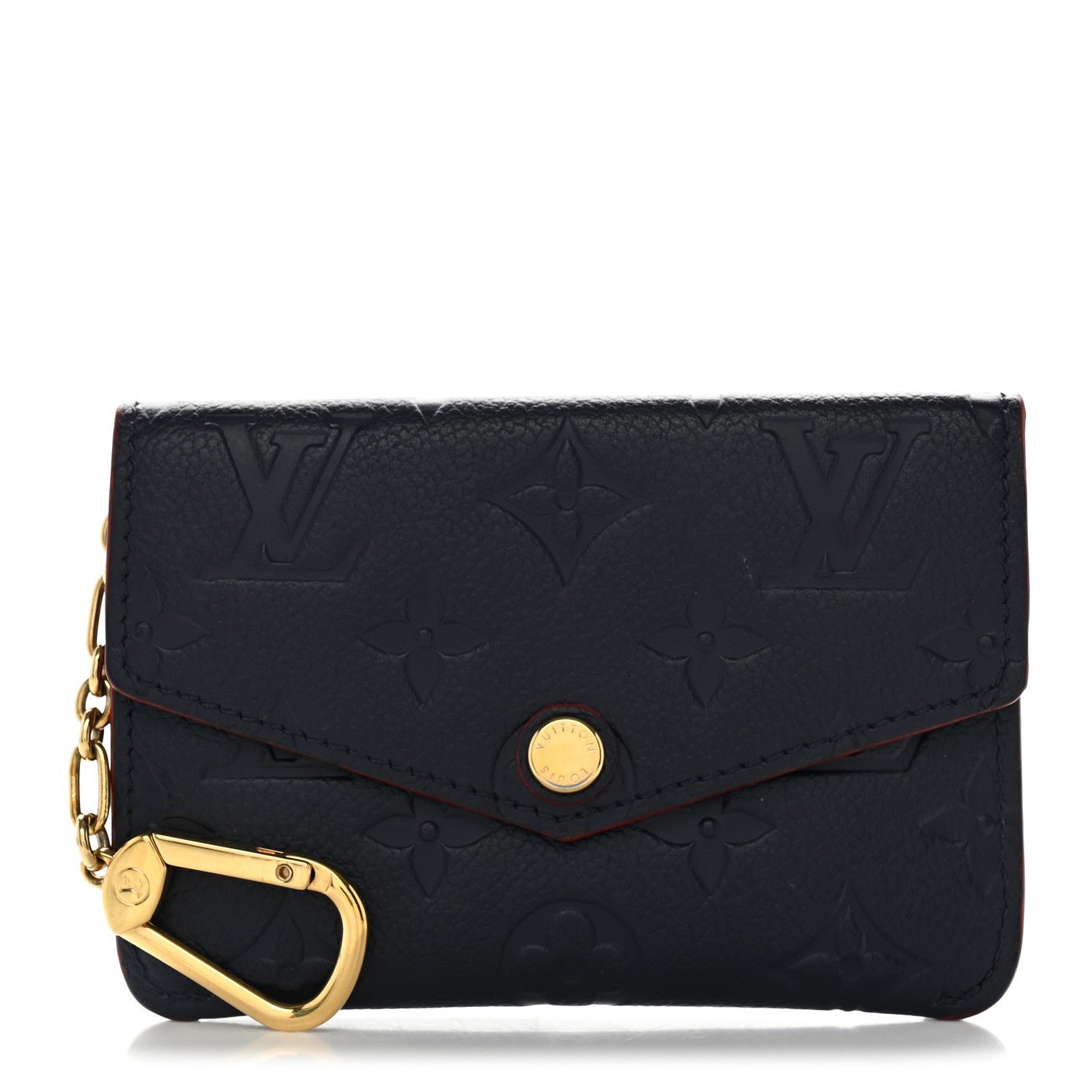 Louis Vuitton Empreinte Key Pouch Marine Rouge