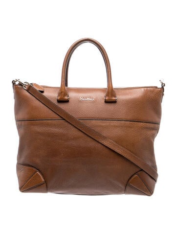 Leather Top Handle Bag
