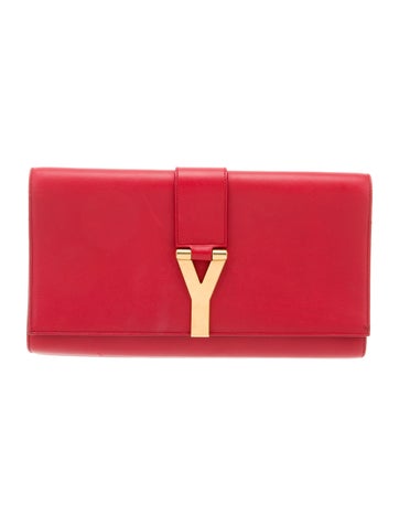 Leather Classic Y Ligne Clutch