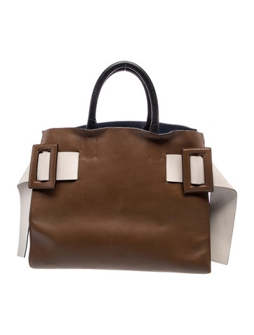 Leather Top Handle Bag