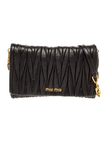 Leather Matelassé nappa leather crossbody