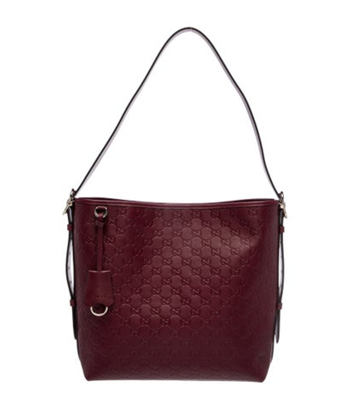 Gucci Gg Embossed Emblem Shoulder Bag Medium