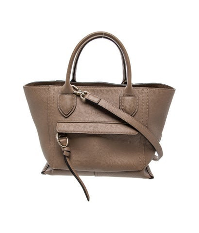 Longchamp Leather Top Handle Bag