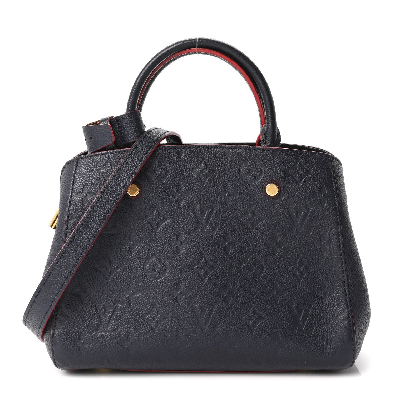 Louis Vuitton Empreinte Montaigne BB Marine Rouge