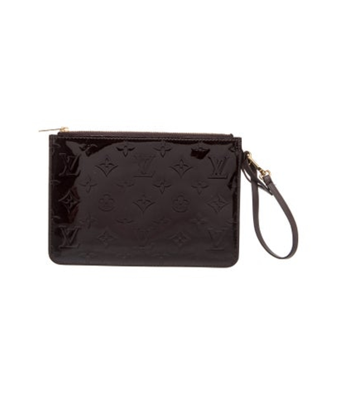 Louis Vuitton Vuitton Monogram Vernis Long Beach Pochette