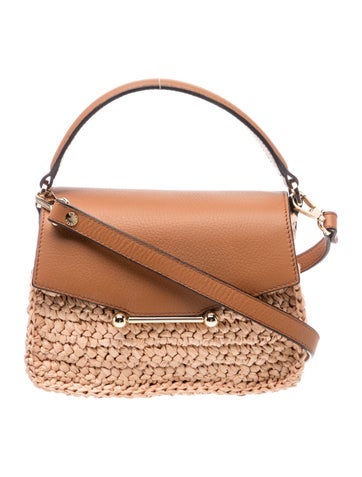 Raffia Top Handle Bag