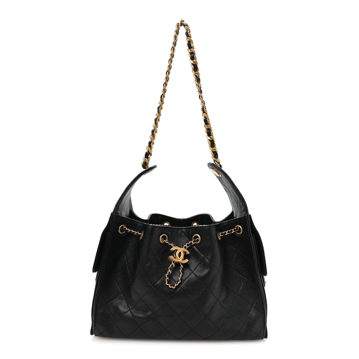 Chanel Caviar Quilted Small Chanel 25 Handbag Black