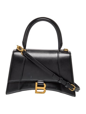 Leather Top Handle Bag Small