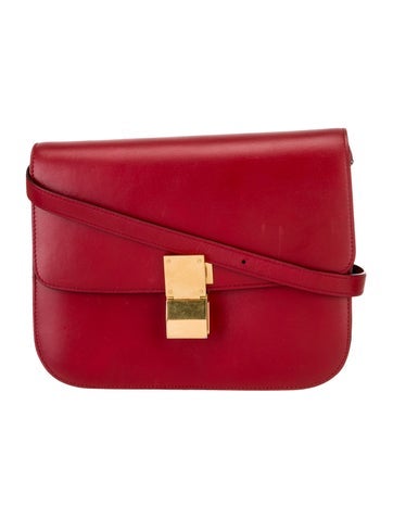 Celine Leather Shoulder Bag