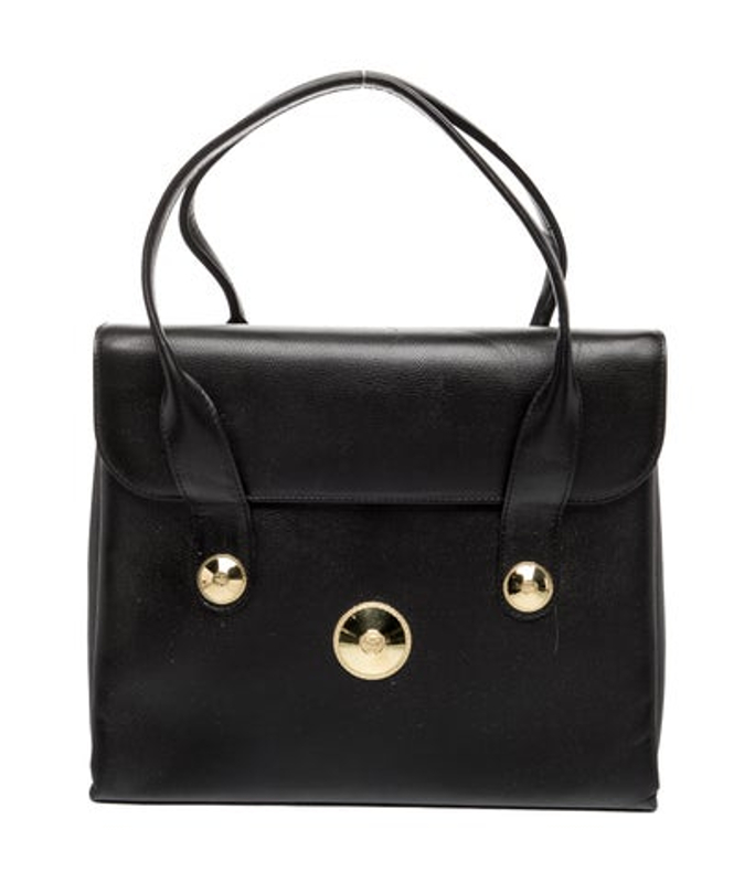 MCM Leather Top Handle Bag