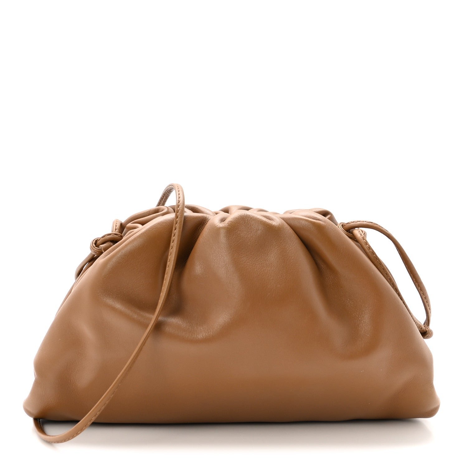 Bottega Veneta Butter Calfskin The Mini Pouch Camel