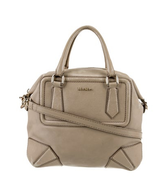 Max Mara Mara Leather Top Handle Bag