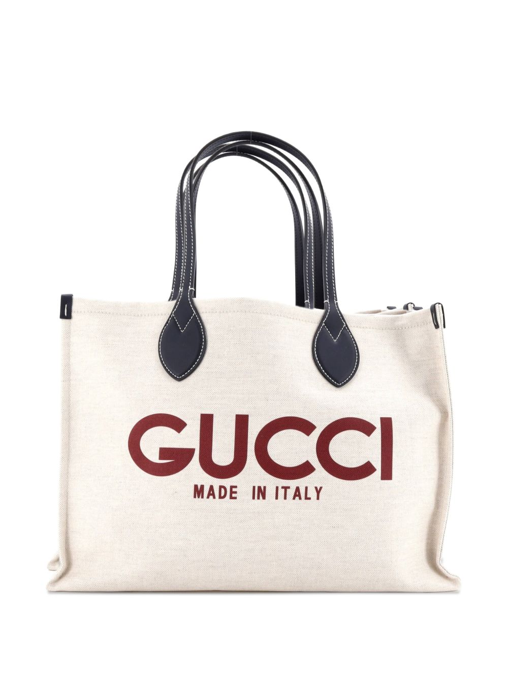 Logo Shopper Printed Canvas Medium tote bag