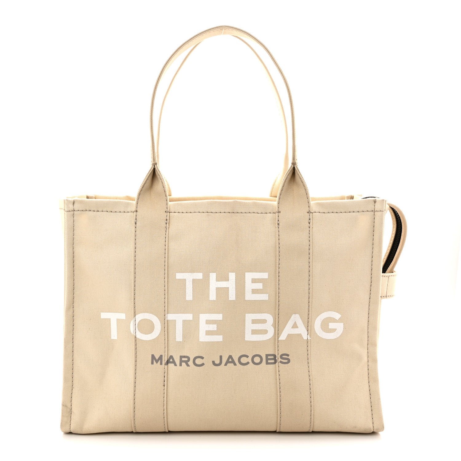 Marc Jacobs Cotton Canvas Large The Tote Bag Beige