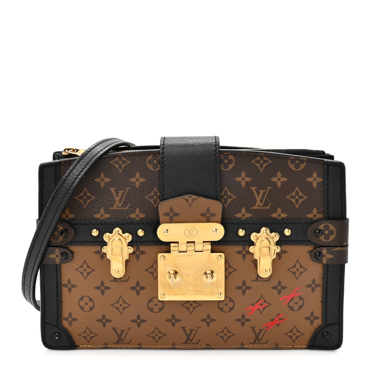 Louis Vuitton Reverse Monogram Trunk Clutch