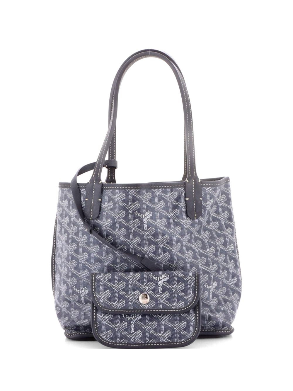 Anjou Reversible Tote Coated Canvas Mini satchel