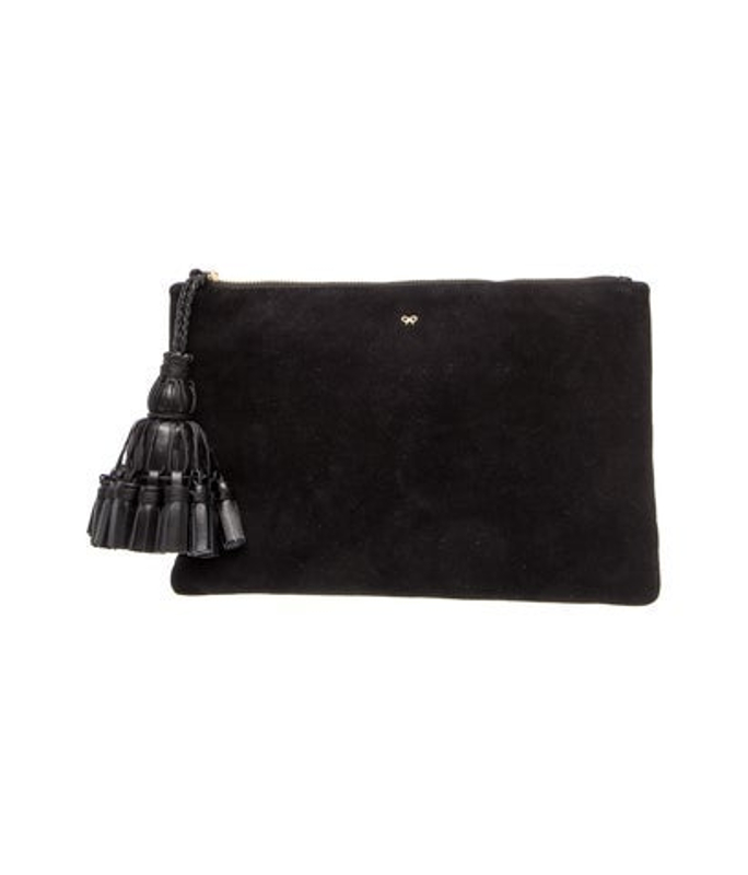 Anya Hindmarch Hindmarch Suede Clutch