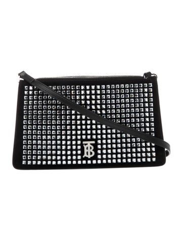 Velvet TB Monogram Shoulder Bag