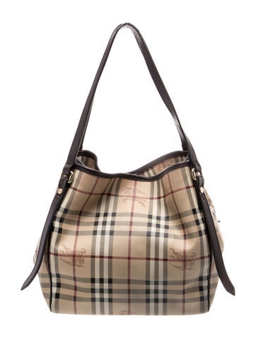 Burberry Haymarket Check Shoulder Bag
