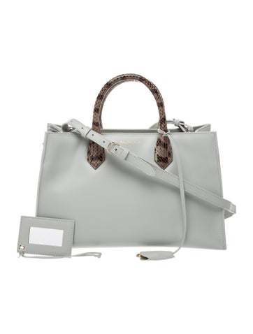 Leather Top Handle Bag