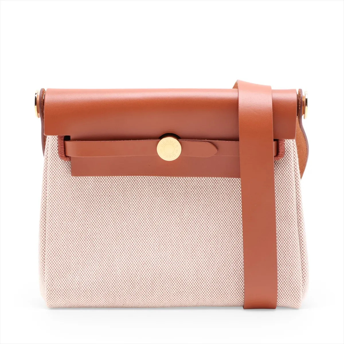 Hermès Herbag Zip 20 Mini Twirl Ash x Vash Hunter Beige x fauve Gold Metal Fitti