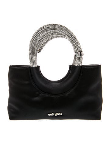 Satin Top Handle Bag