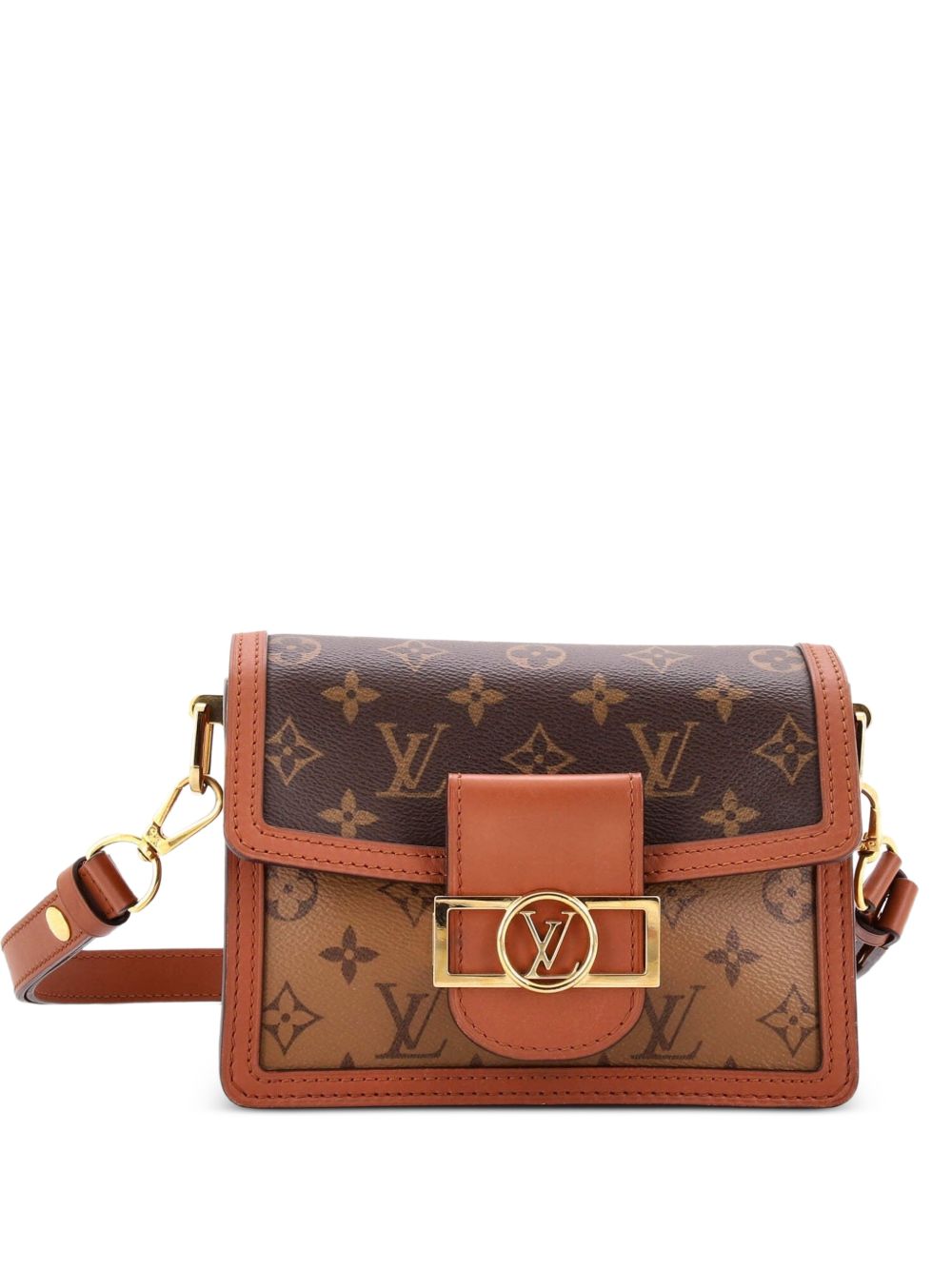 Dauphine Shoulder Bag Reverse Monogram Canvas Mini crossbody bag