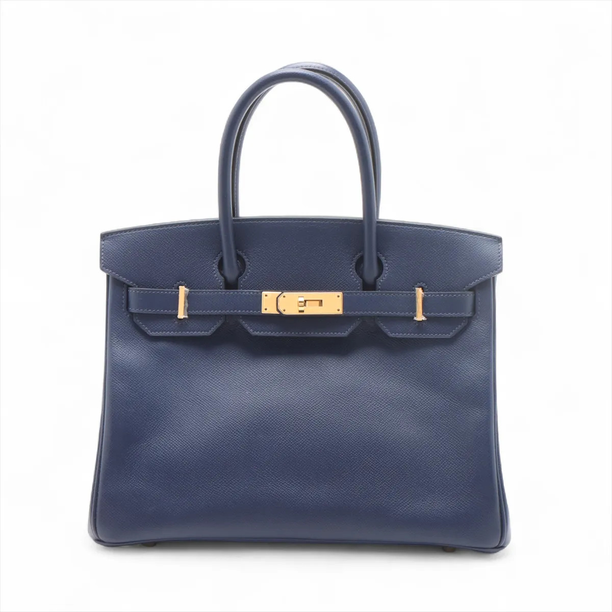 Hermès Birkin 30 Le Tournay Veau Epsom Blue Saphir Gold Metal Fittings