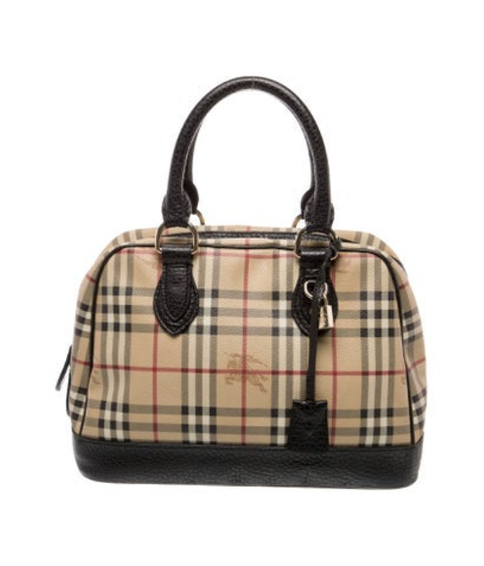 Burberry Haymarket Check Bowling Bag