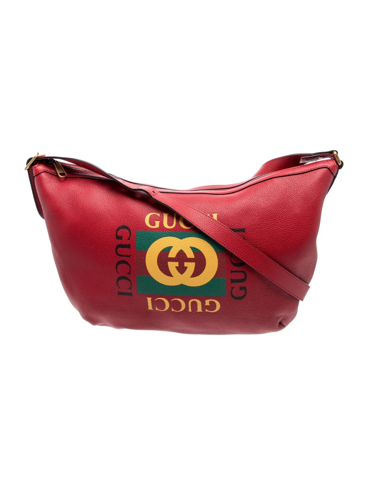 Interlocking G Sherry half moon Medium