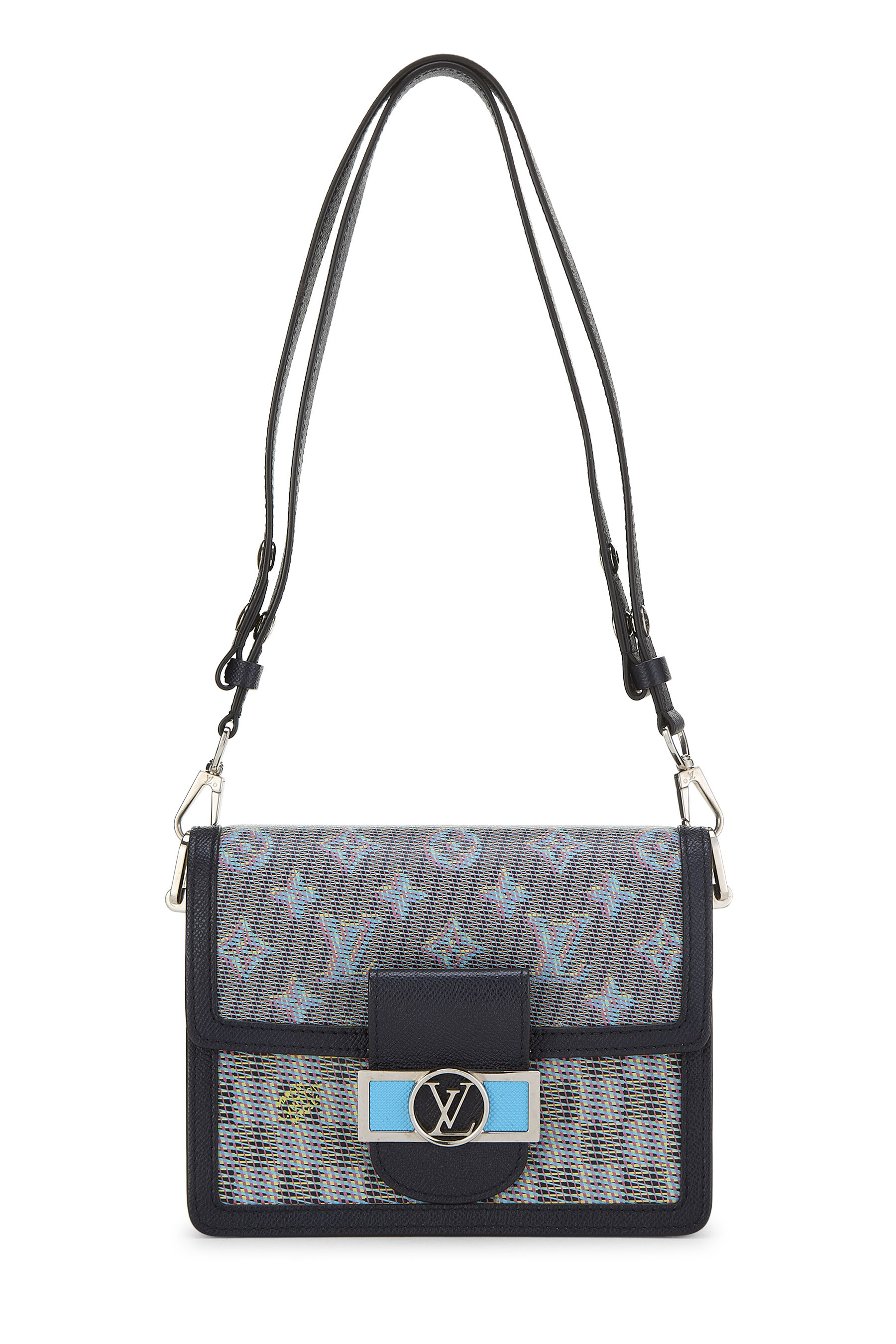 Louis Vuitton Blue Monogram LV Pop Dauphine Mini