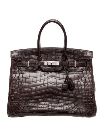 Matte Niloticus Crocodile Birkin 35