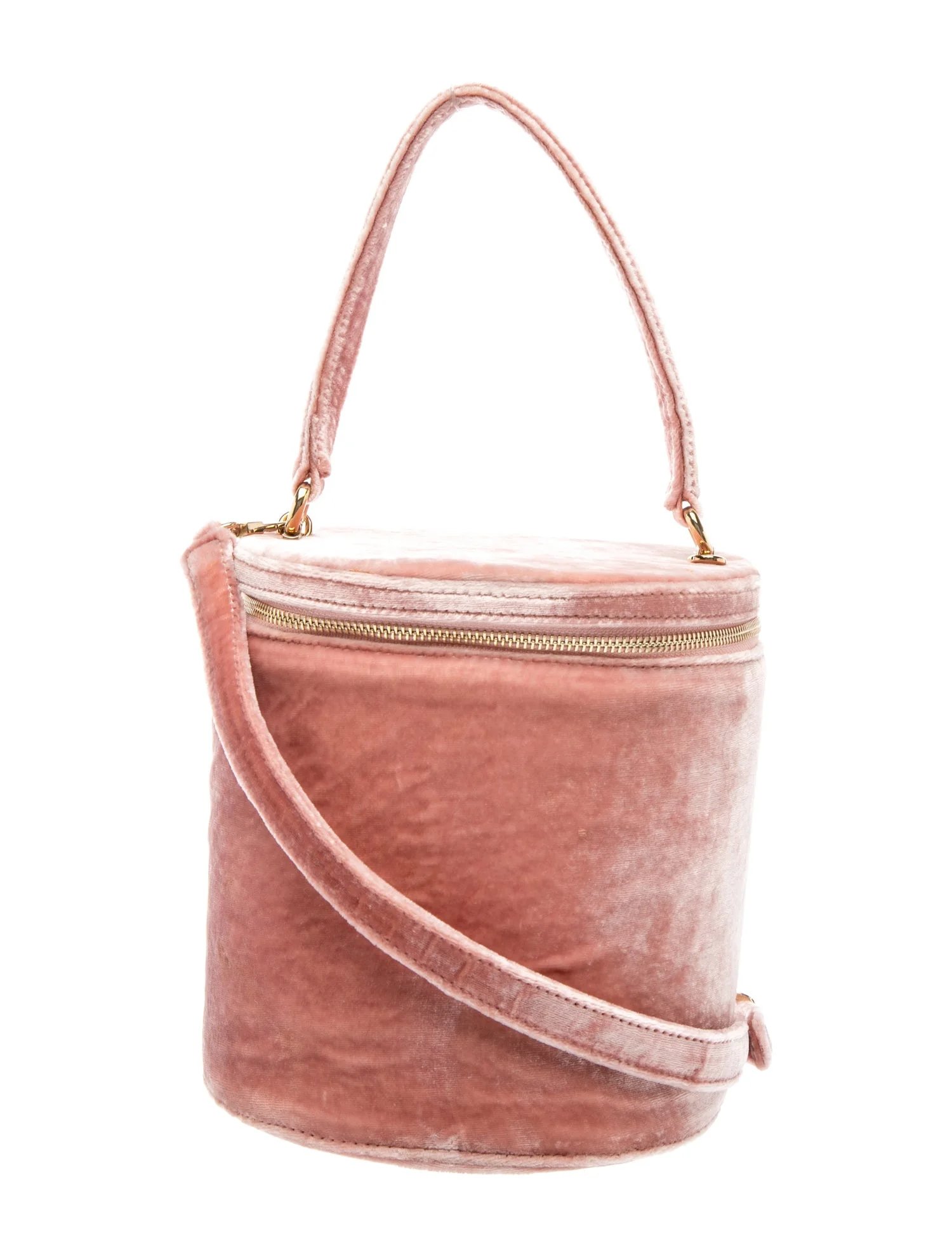 Velvet Top Handle Bag