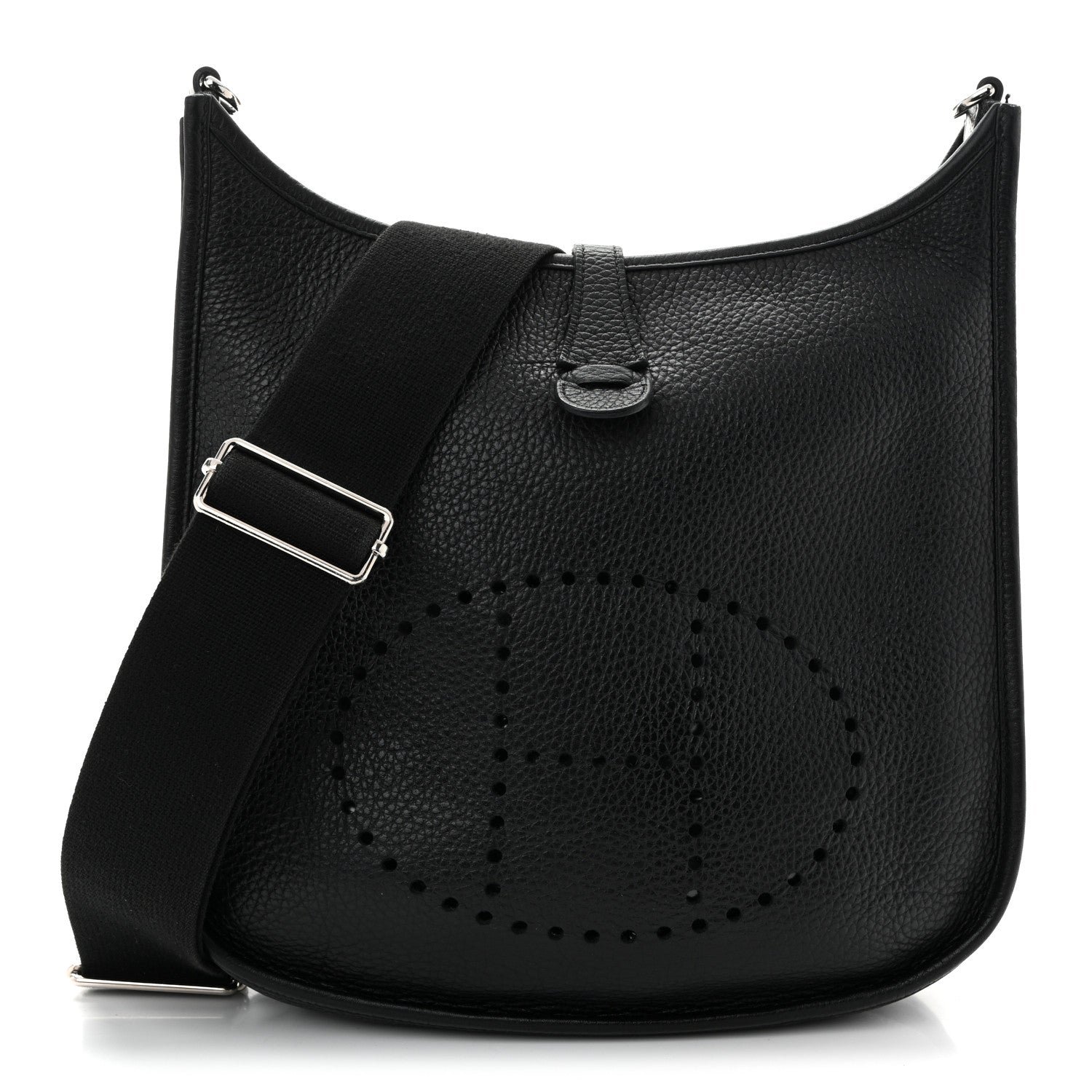Hermes Taurillon Clemence Evelyne III PM Black