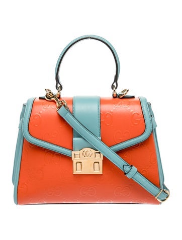 GG Crystal Top Handle Bag Small