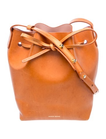 Mansur Gavriel Leather Bucket Bag