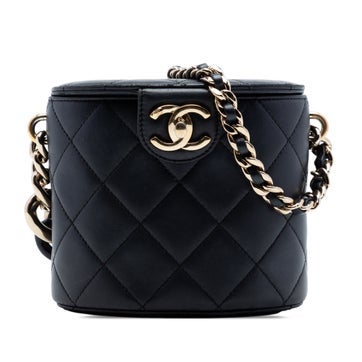 Lambskin CC Lambskin Elegant Chain Vanity Case