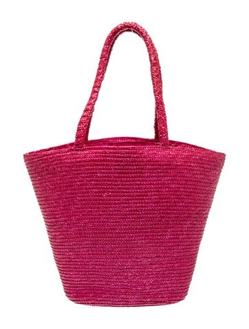 Raffia Bucket Bag