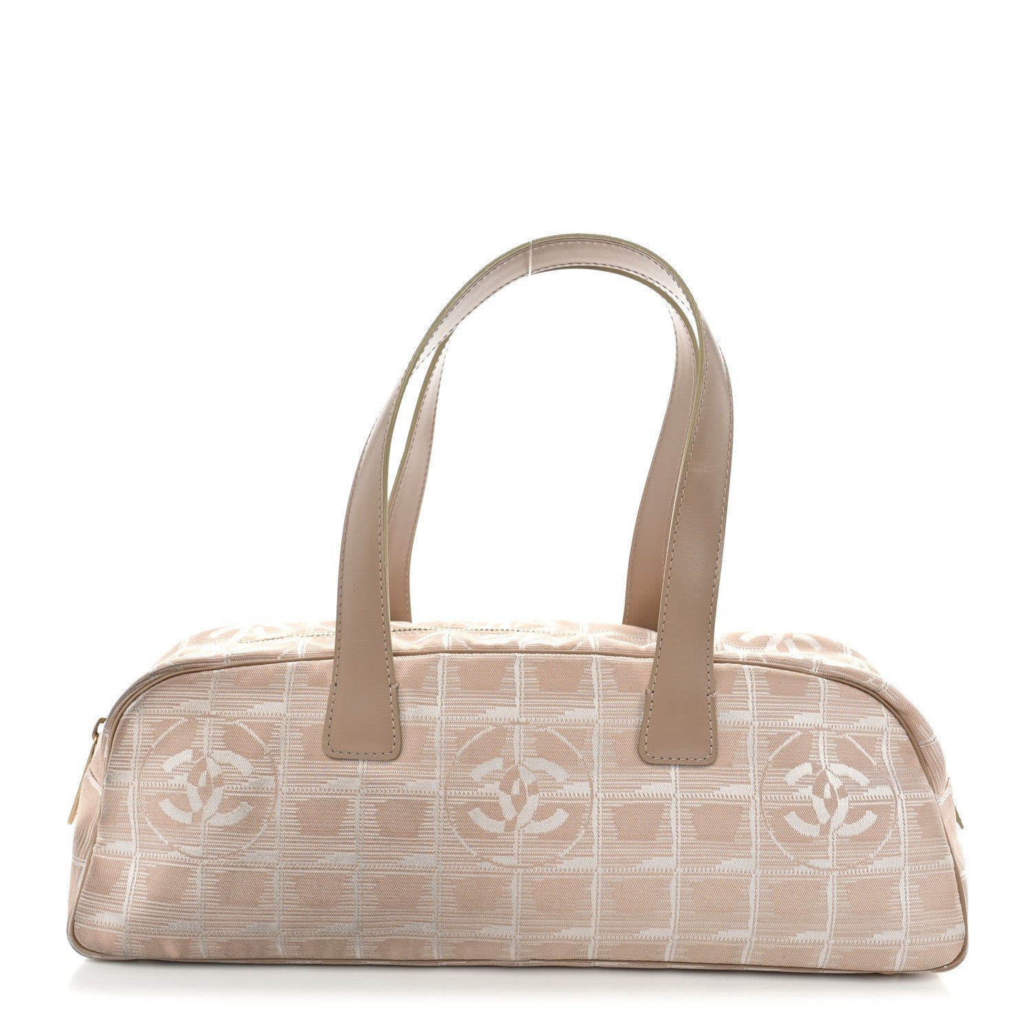 Chanel Nylon Travel Bowler Beige