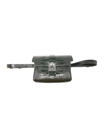 Senreve Embossed Leather Belt Bag