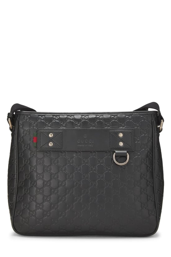 Black Rubberized Messenger