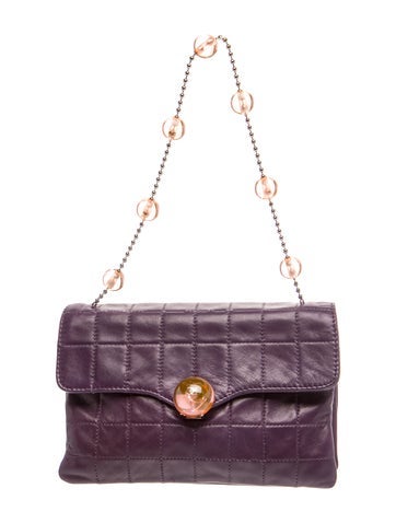 Square Quilt  CC Flap Bag